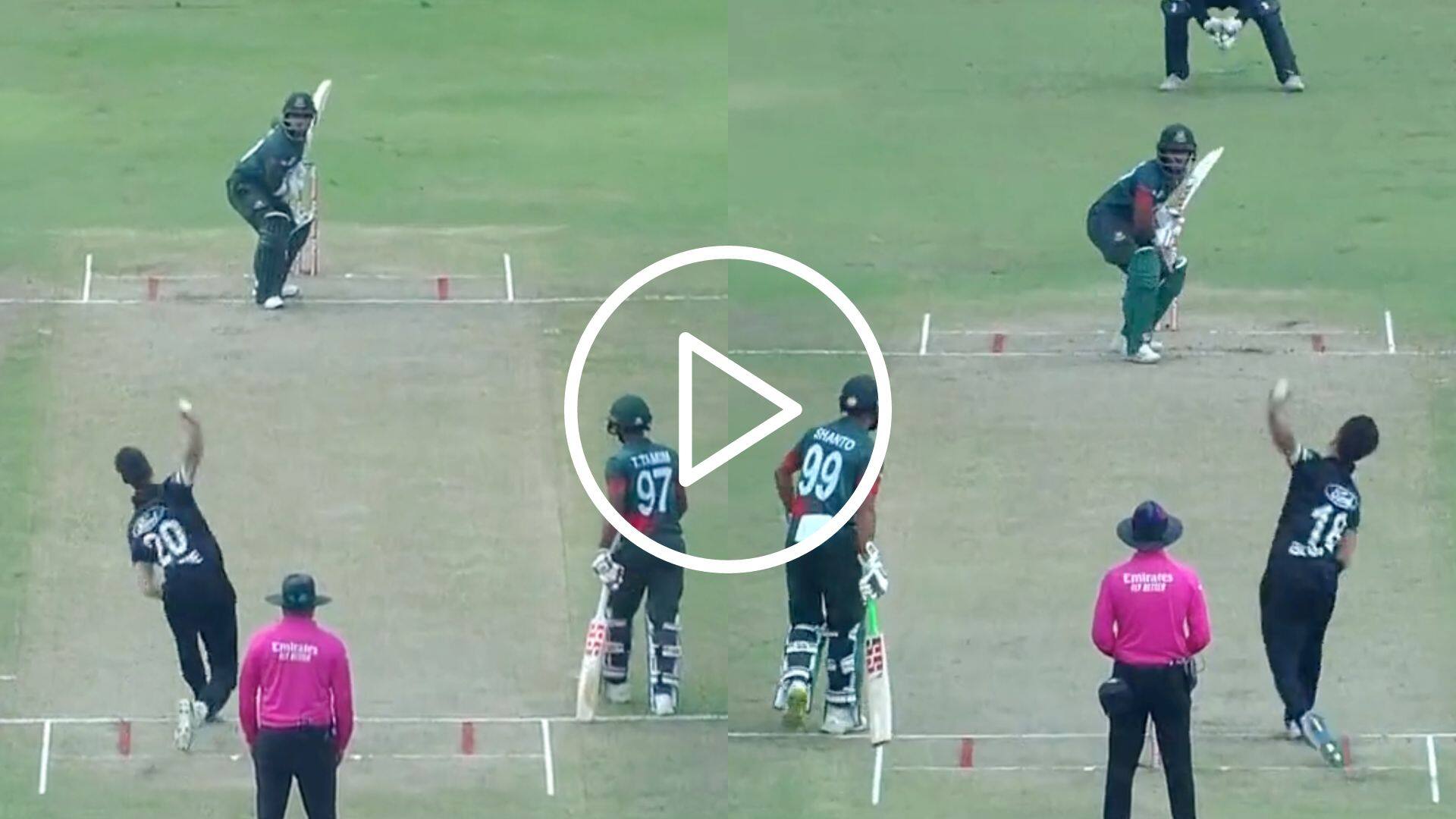 [Watch] Trent Boult, Adam Milne Stun Bangladesh With Early 'Double Strike'